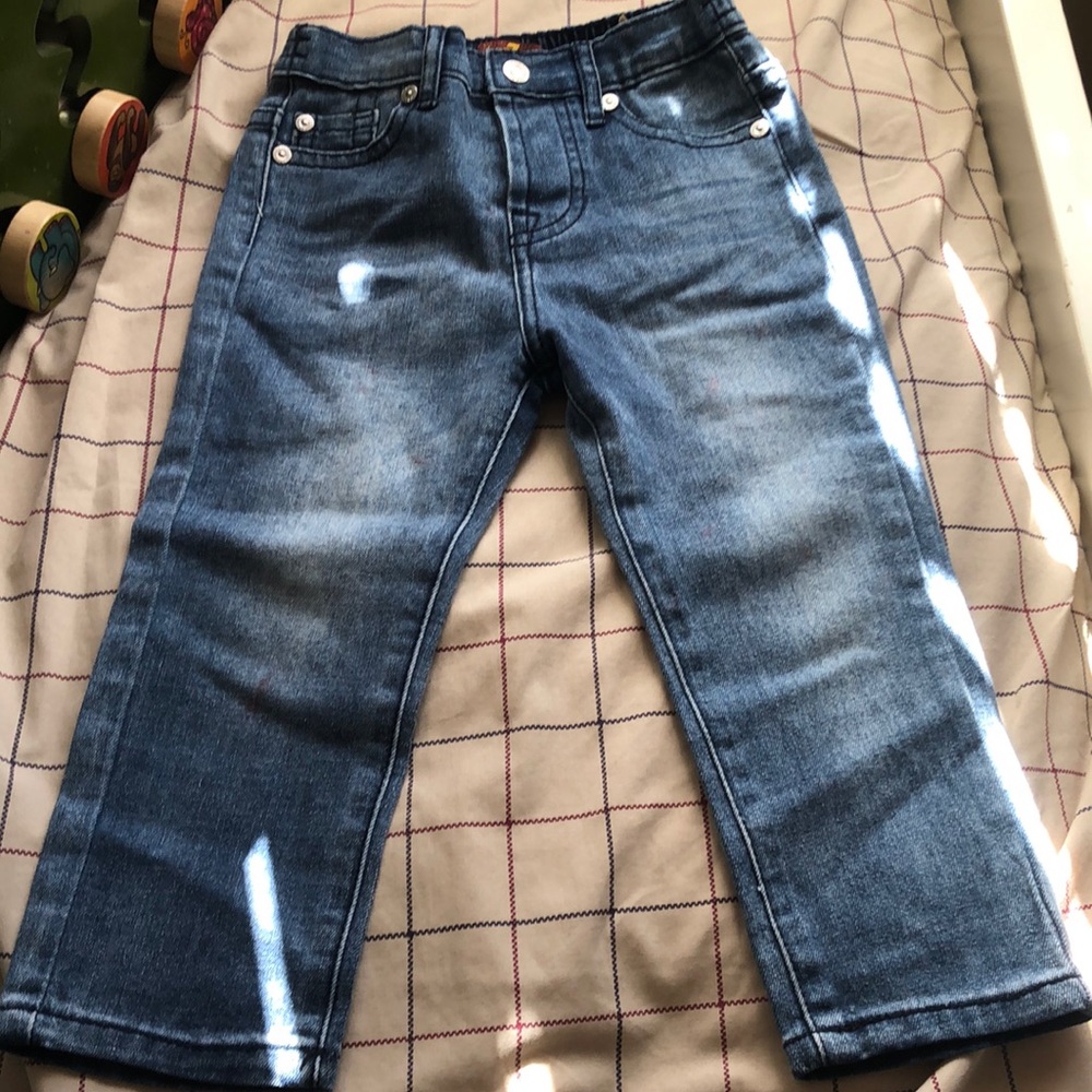 BNWT 24m 2T baby 7 for All Man Kind Jeans Pants